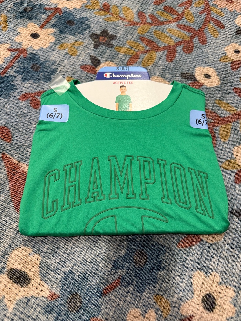 NWT • champion • green active tee